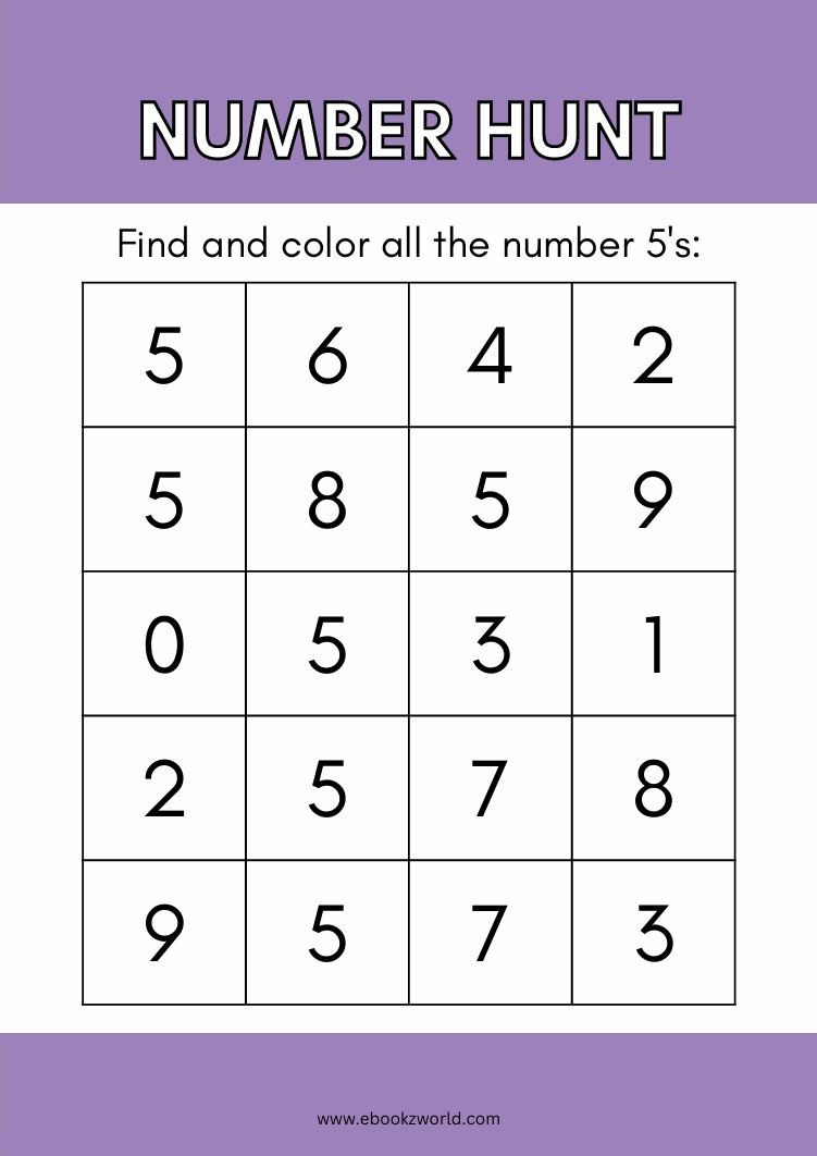 Math Preschool worksheets