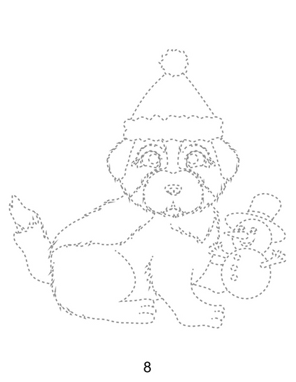Dog Christmas Trace