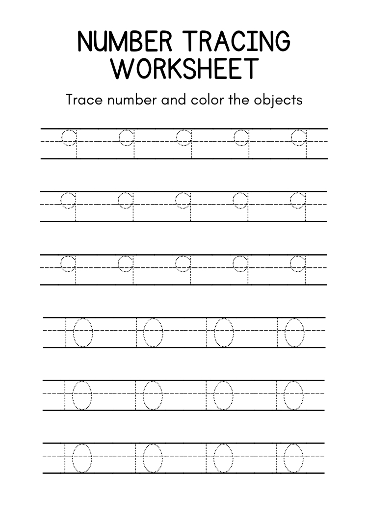 Number Tracing 01