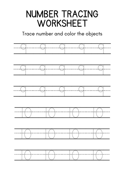 Number Tracing 01