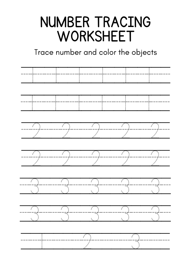 Number Tracing 01