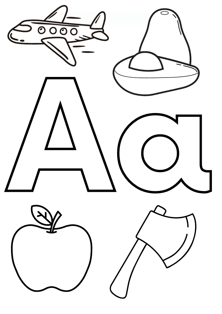 Alphabet Coloring Book 2