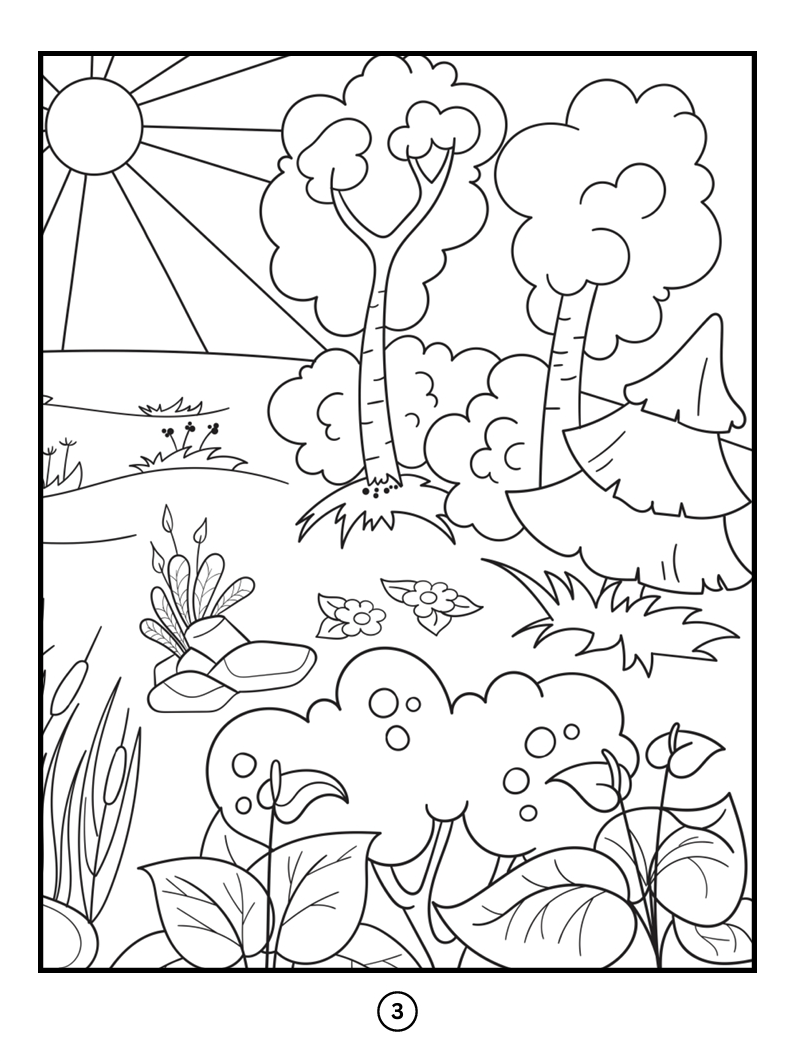 Coloring Book for Kids - Around