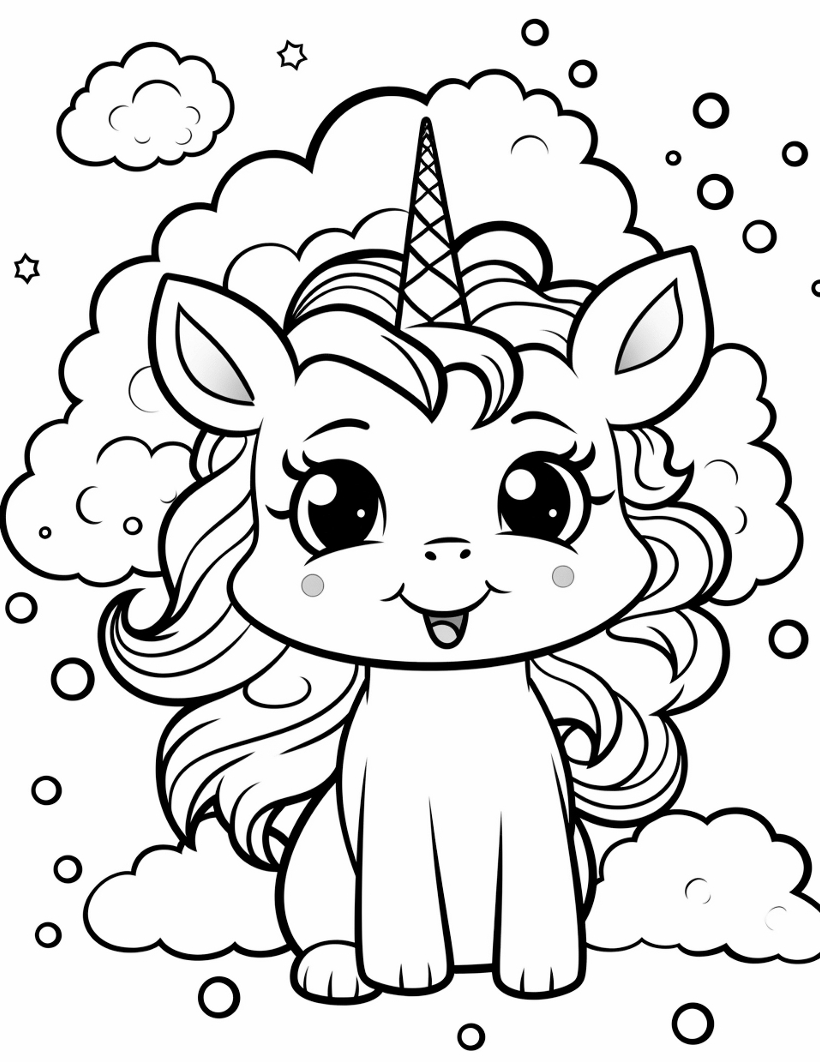 cute kawaii unicorn