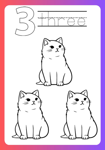 NUMBERS Coloring Book