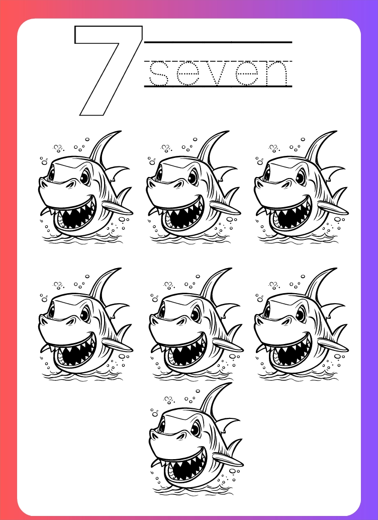 NUMBERS Coloring Book