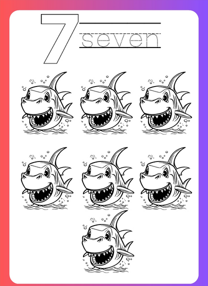 NUMBERS Coloring Book