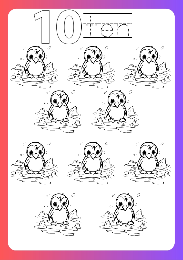 NUMBERS Coloring Book