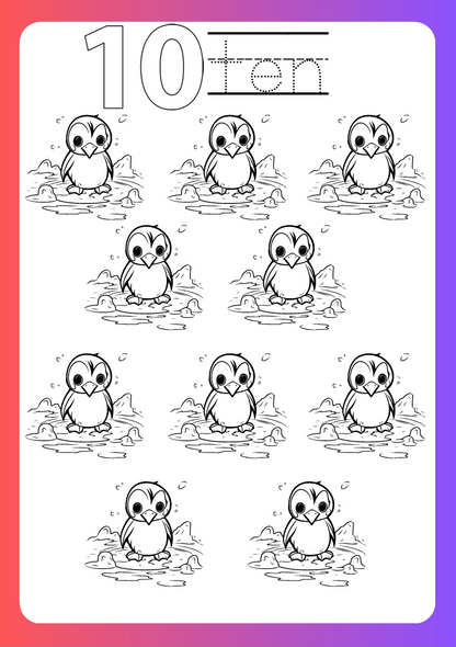 NUMBERS Coloring Book