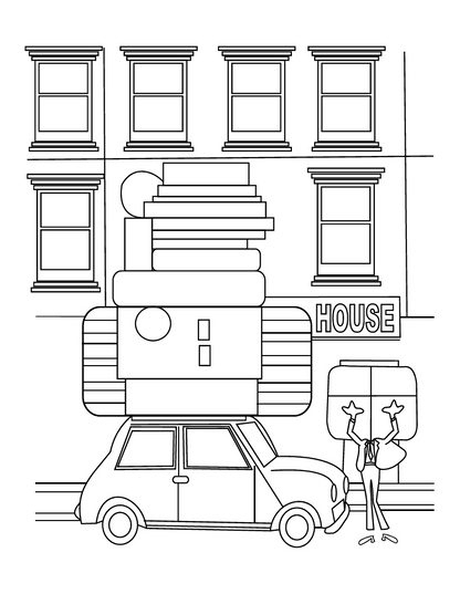 Mr Bean Coloring Book