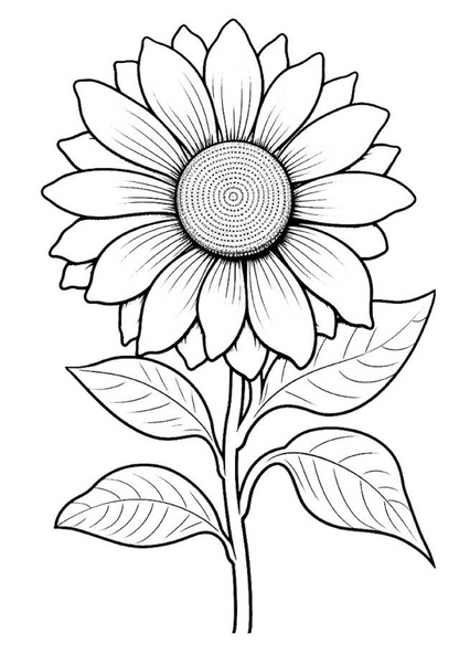 KIDS COLORING BOOK (FLOWERS)