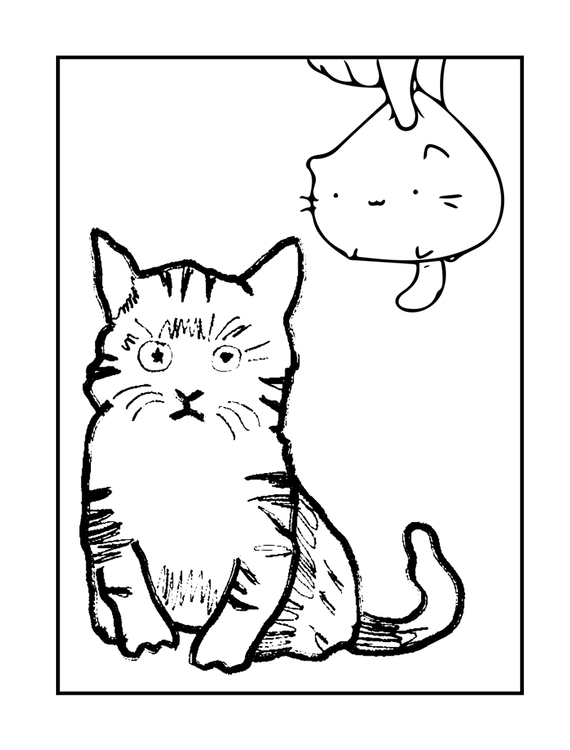 Cat Coloring Book