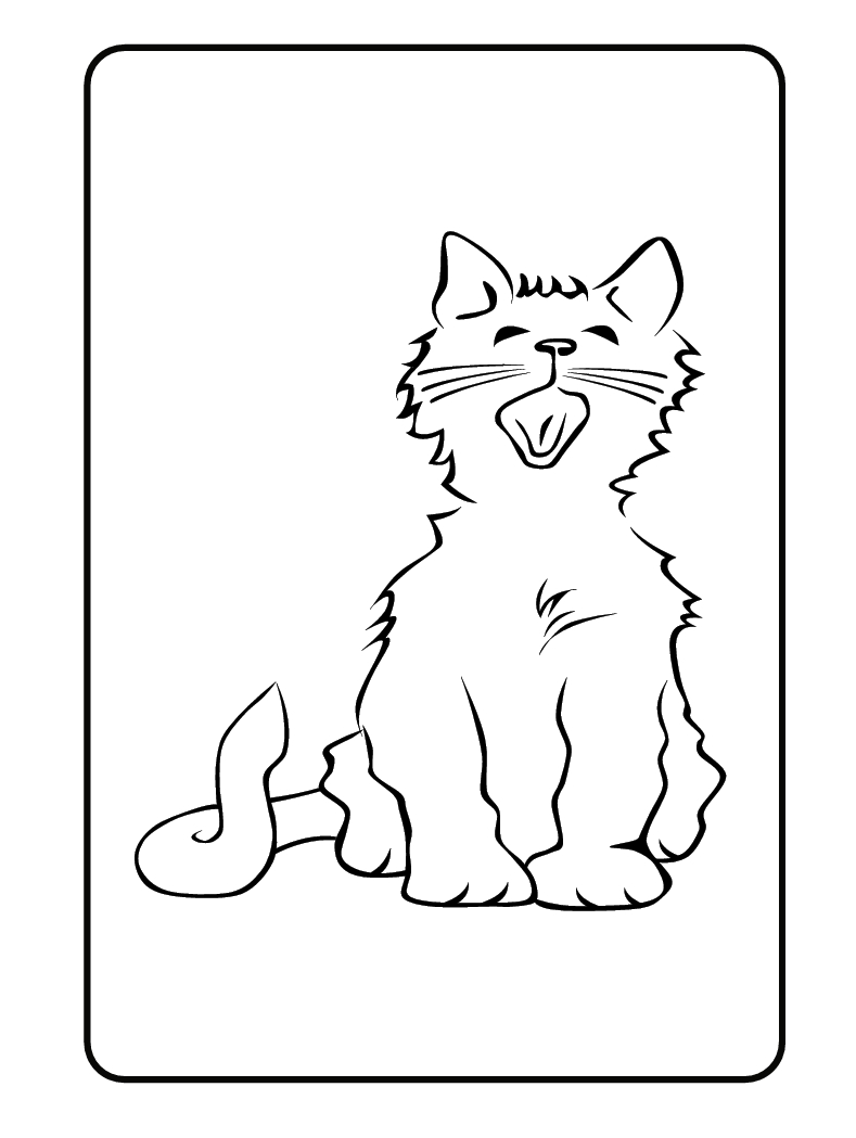 cats coloring worksheets