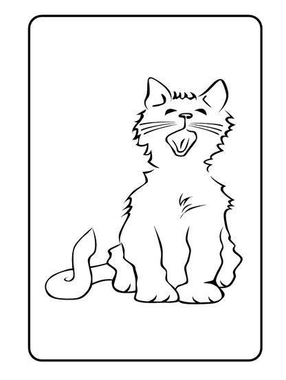 cats coloring worksheets