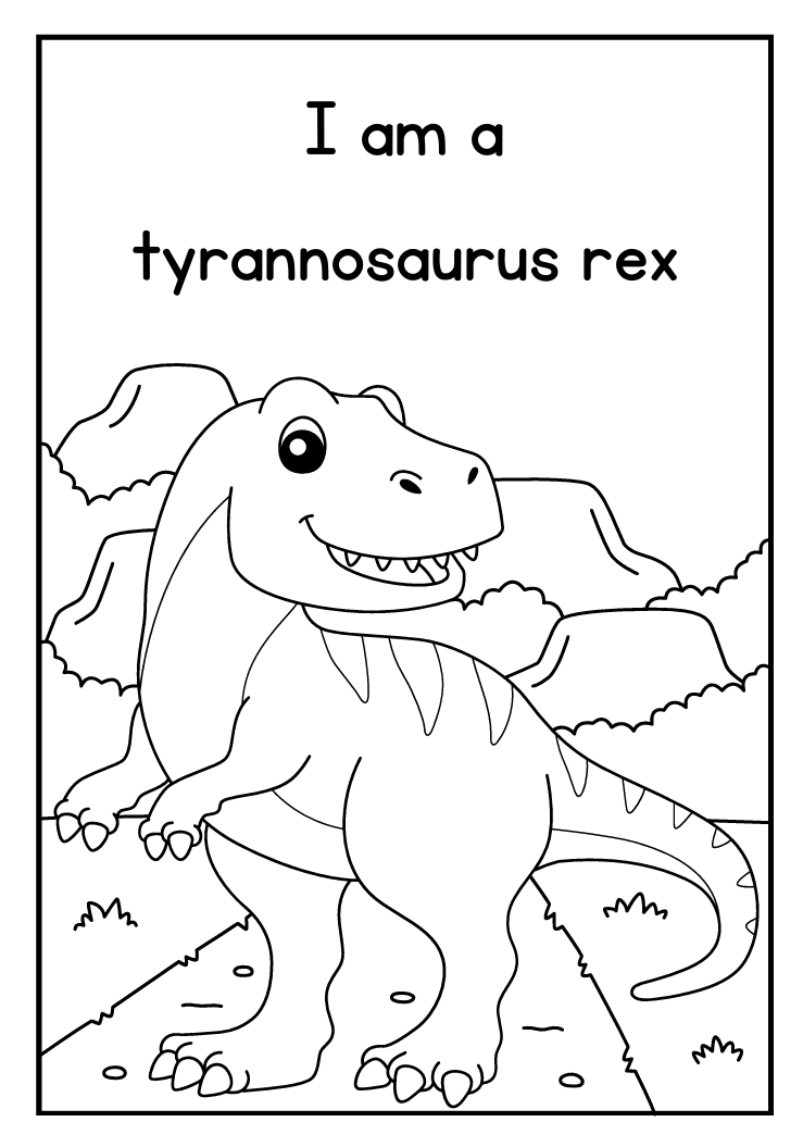 Dinosaurs Coloring Book
