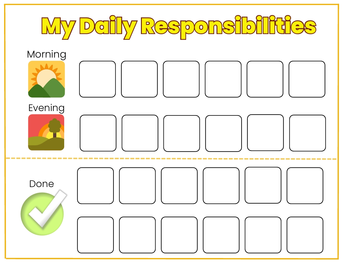 DAILY RESPONSIBILITIES CHART