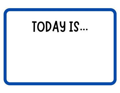 Days of the Week Flashcards