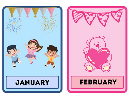 Months of the Year  Flashcards