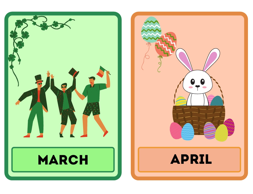 Months of the Year  Flashcards