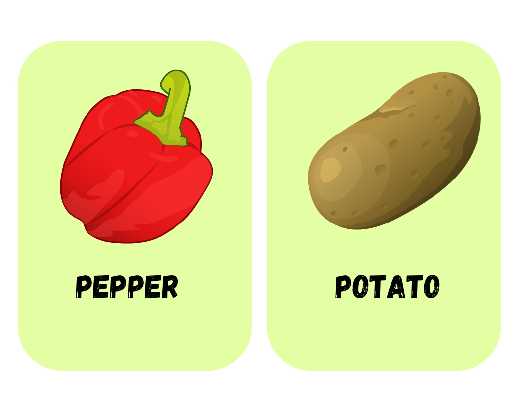 Vegetables Flashcards