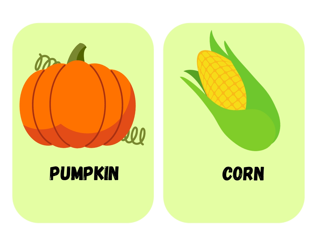 Vegetables Flashcards