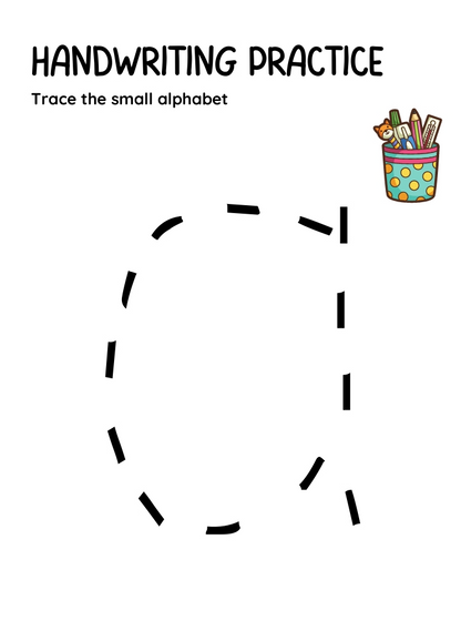 TRACE THE SMALL ALPHABET