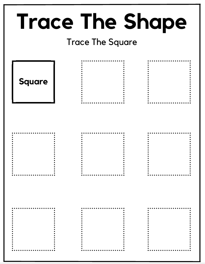 TRACE THE SHAPE