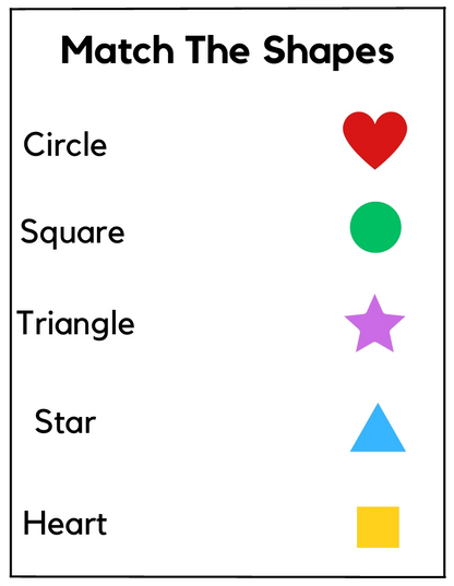 MATCH THE SHAPES