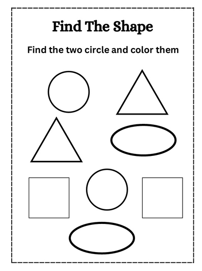 FIND THE SHAPE AND TRACE IT