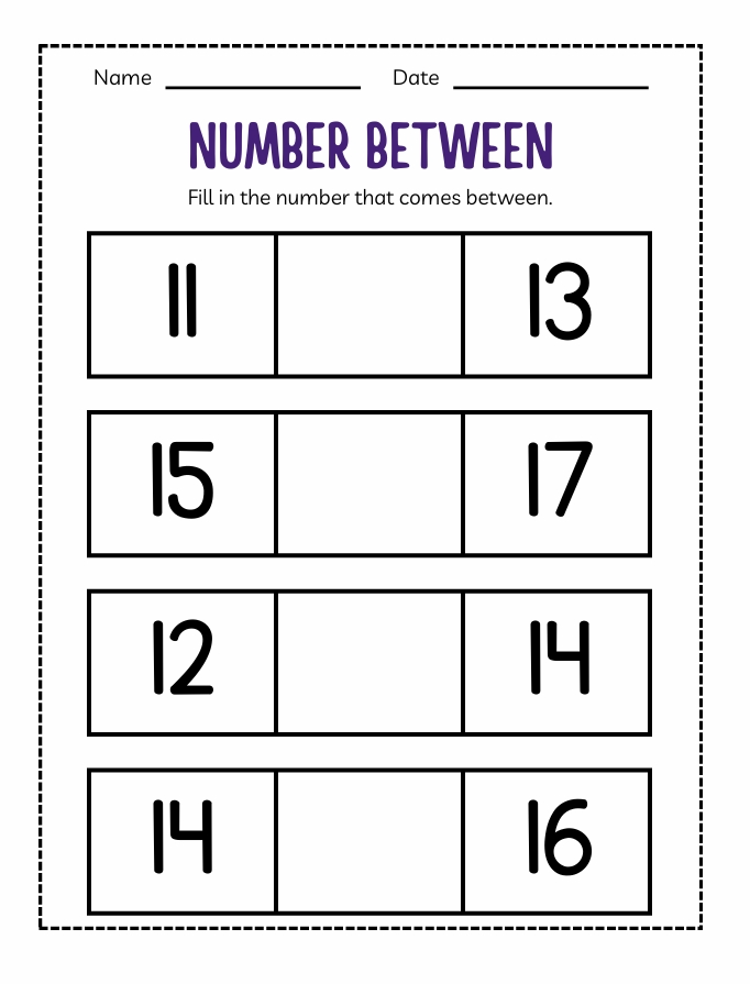 KINDERGARTEN NUMBERS WORKBOOK